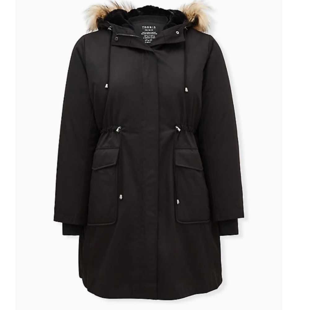 TORRID NYLON 3 IN 1 PARKA PUFFER